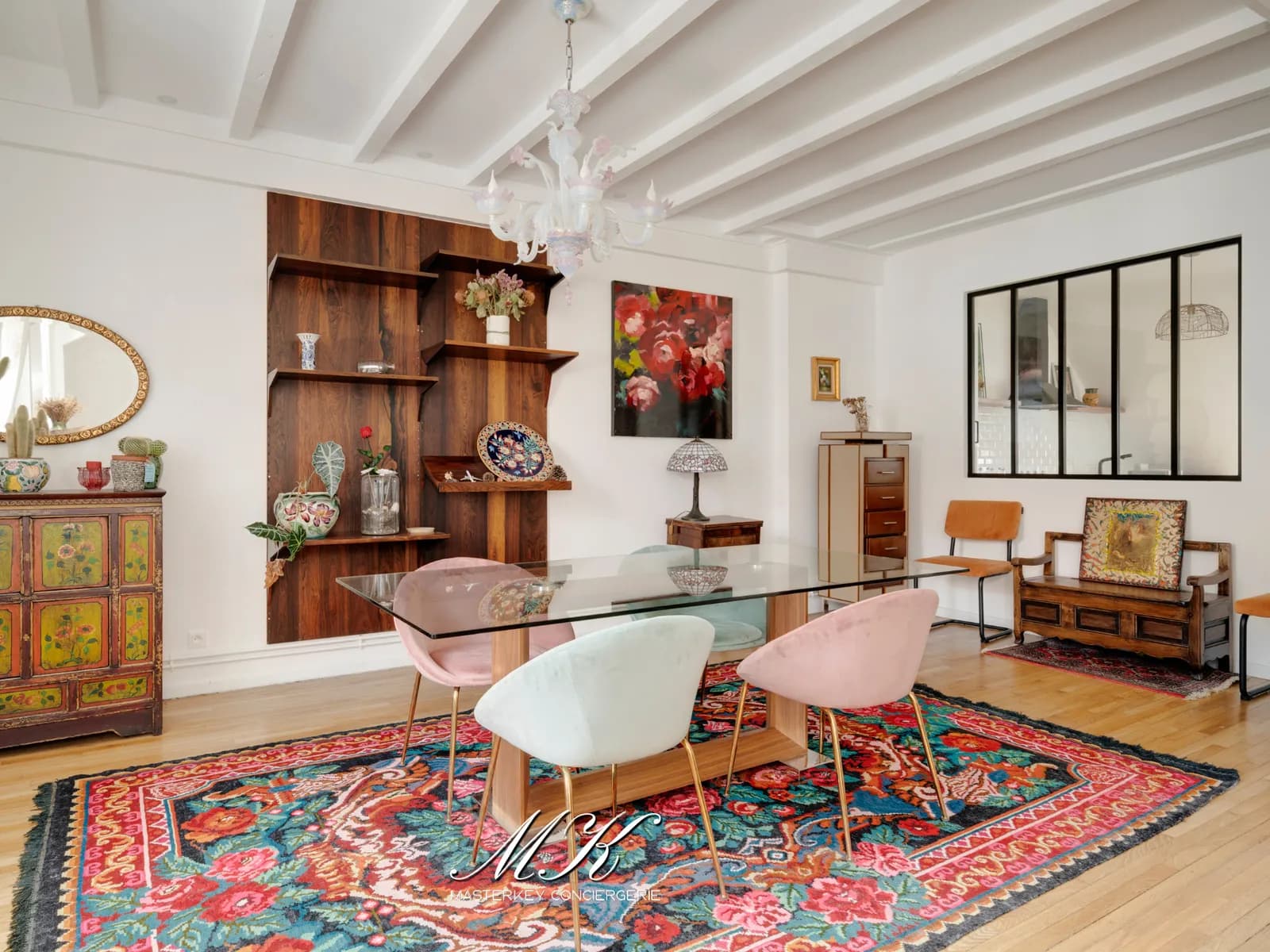Séjour du Paradisier, appartement géré par MasterKey Conciergerie à Metz